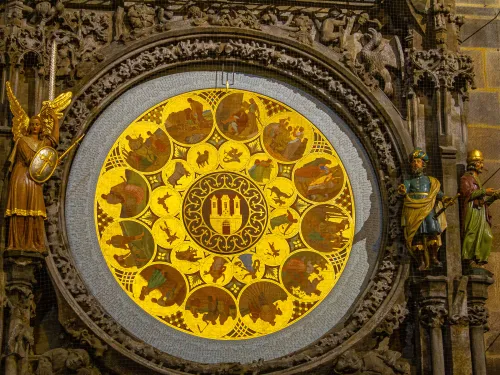 Prague Astronomical Clock, lower dial