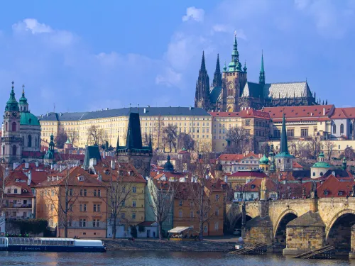 View on Prague Castle from the Old Town